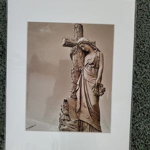Beautiful lady with cross